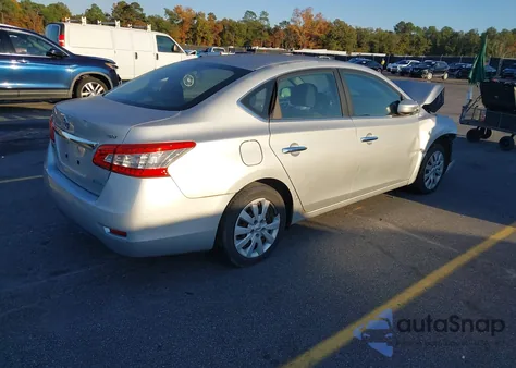 2014 Nissan Sentra Sv из США, поврежденный, VIN 3N1AB7APXEY251644